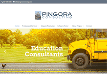 Tablet Screenshot of pingoraconsulting.com